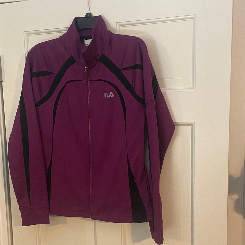 FILA Women's Jacket in Purple and Black
